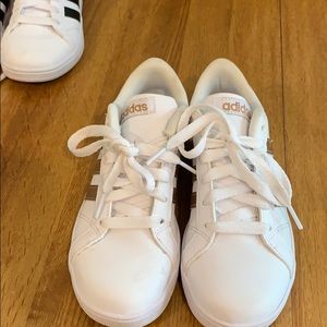 Youth adidas court sneakers